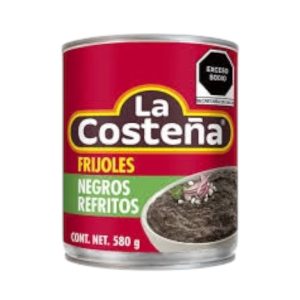 Frijoles Negros Refritos La Costeña 580g