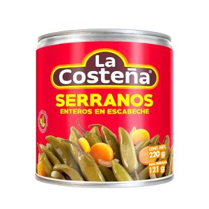 Chiles Serranos La Costeña 820 gr
