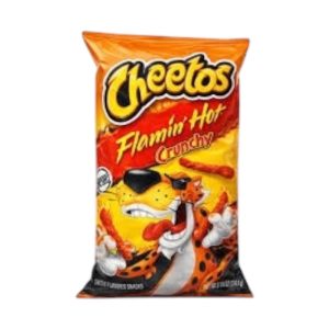 chetos-fired.jpeg Cheetos Flamin Hot Crunchy 226g. USA